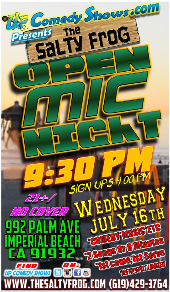 TSF Open Mic Poster July 16th