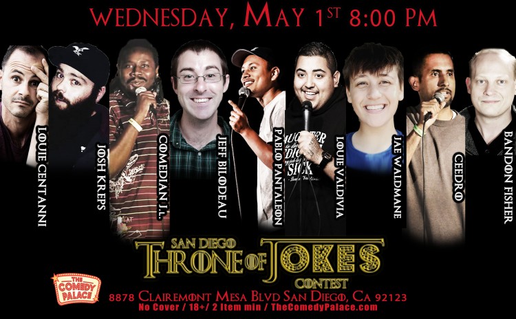 Thorne Of Jokes 2019 Event Poster - W03 - All Horizontal